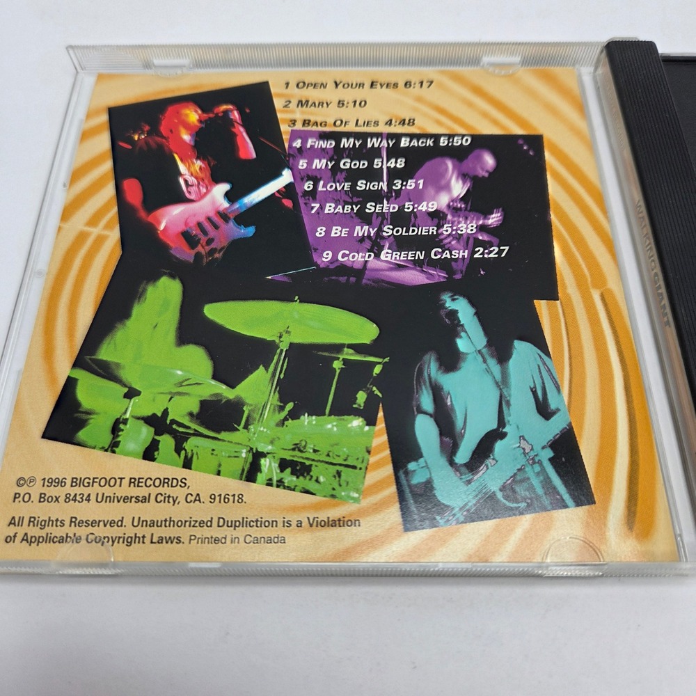 Walking Giant CD Open Your Eyes 1996 Bigfoot Records Alternative Rock Vintage - Picture 3 of 5
